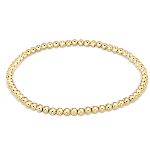 egirl Classic Gold 3mm Bead Bracelet - Zinnias Gift Boutique