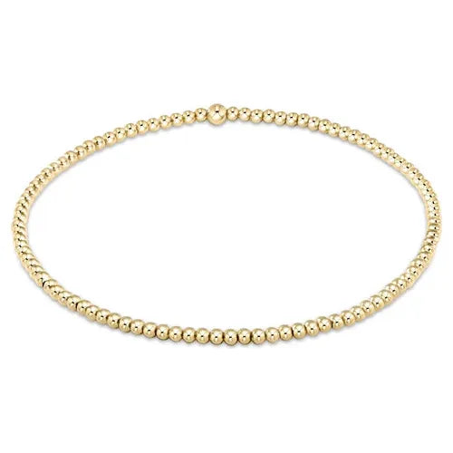 egirl Classic Gold 2mm Bead Bracelet - Zinnias Gift Boutique