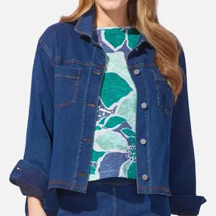 Denim Momentum Jacket - Zinnias Gift Boutique