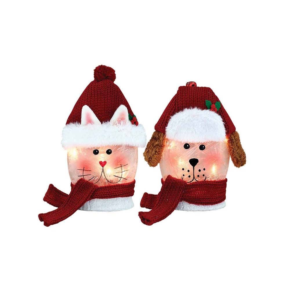 Festive Pet Cat/Dog Prelit - Zinnias Gift Boutique