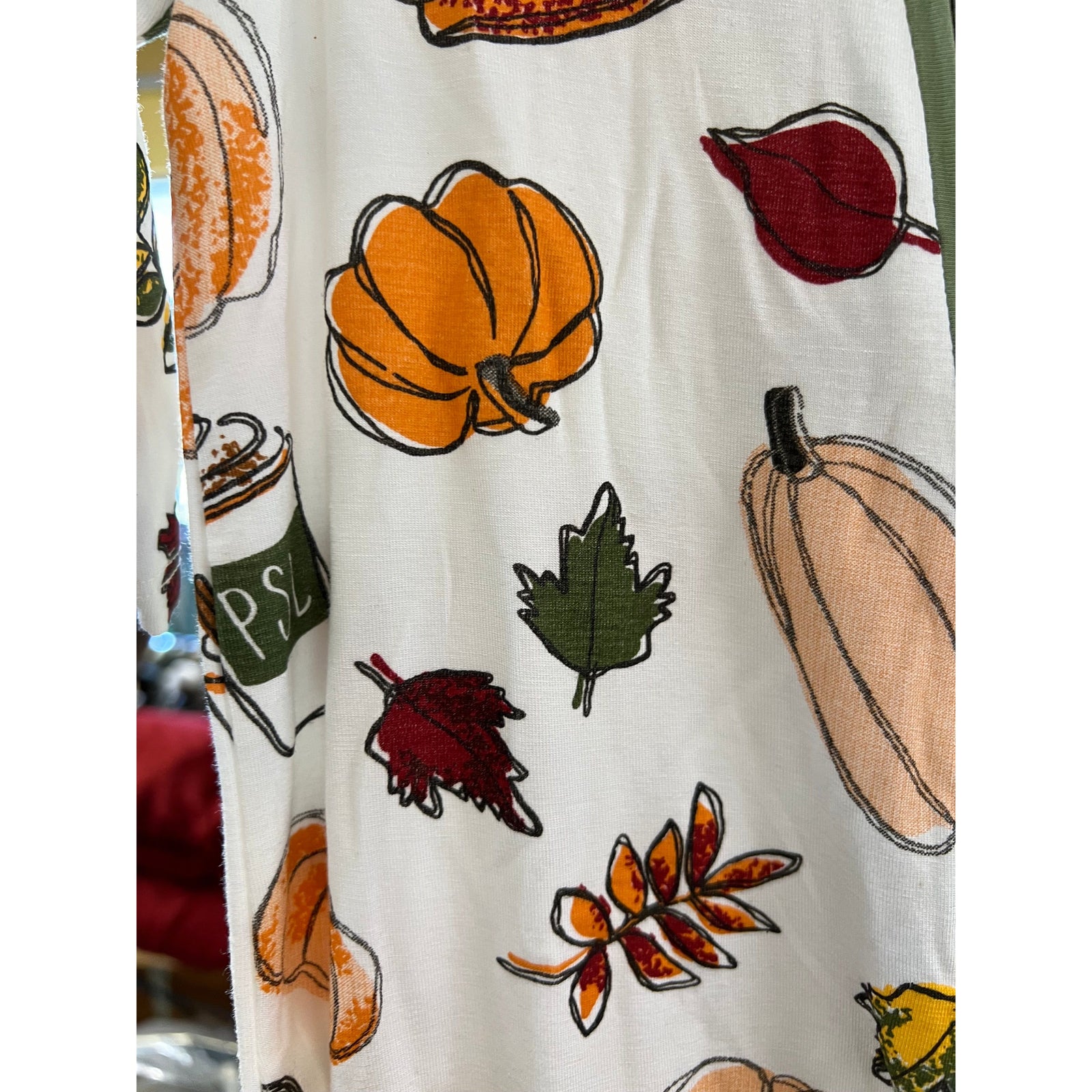 Fall Zip Footed One-Piece Bamboo - Zinnias Gift Boutique