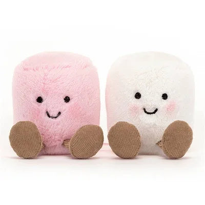 Amuseables Toastie Pink and White Marshmallows - Zinnias Gift Boutique