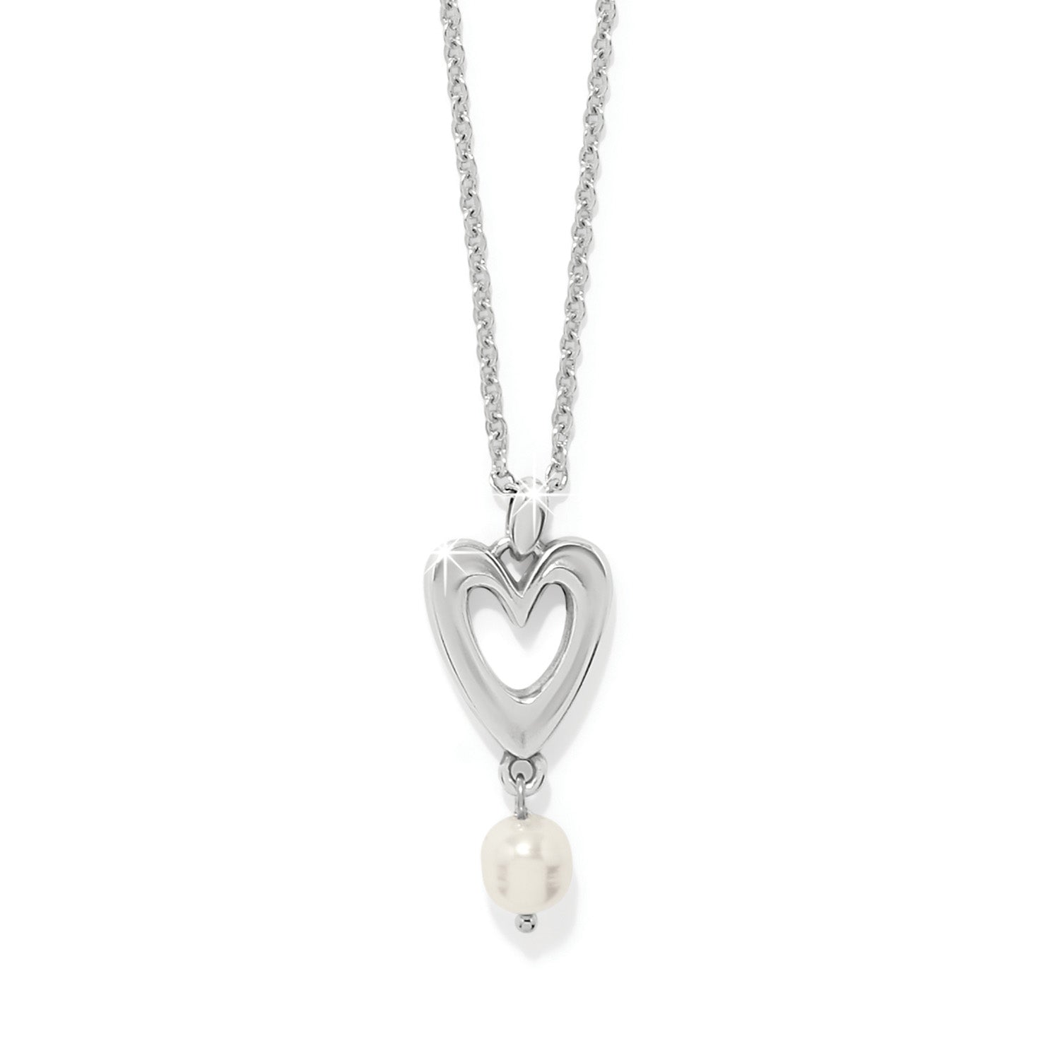 Cascade Open Heart Pearl Petite - Zinnias Gift Boutique