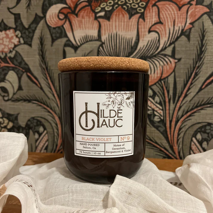 Black Violet Candle 10oz - Zinnias Gift Boutique