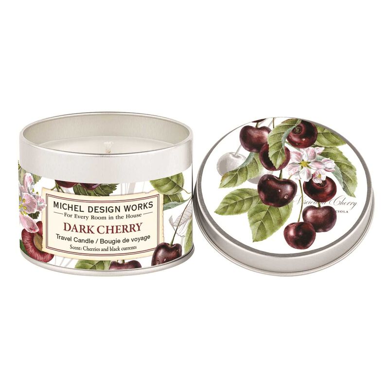Dark Cherry Travel Candle - Zinnias Gift Boutique