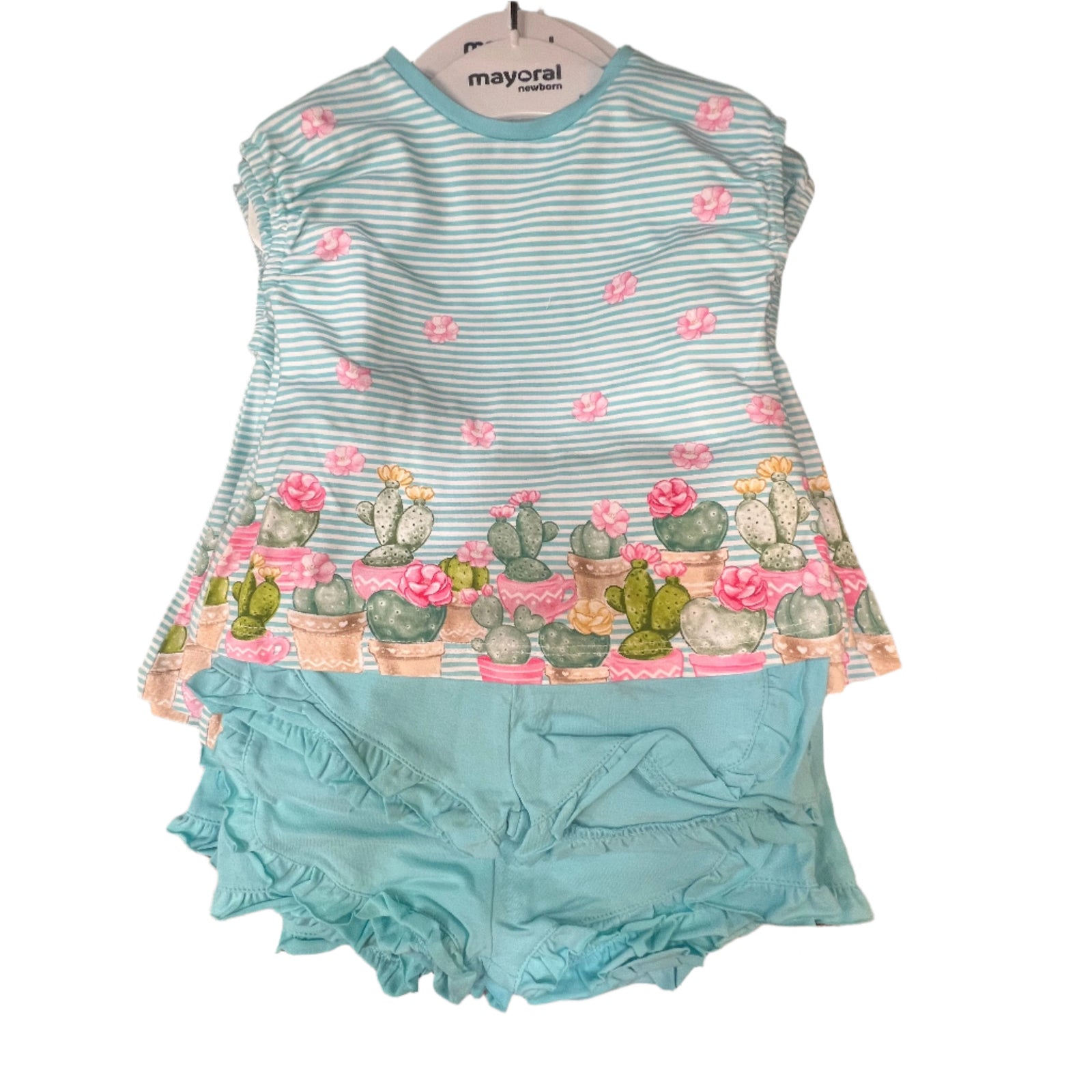Cactus short top set - Zinnias Gift Boutique