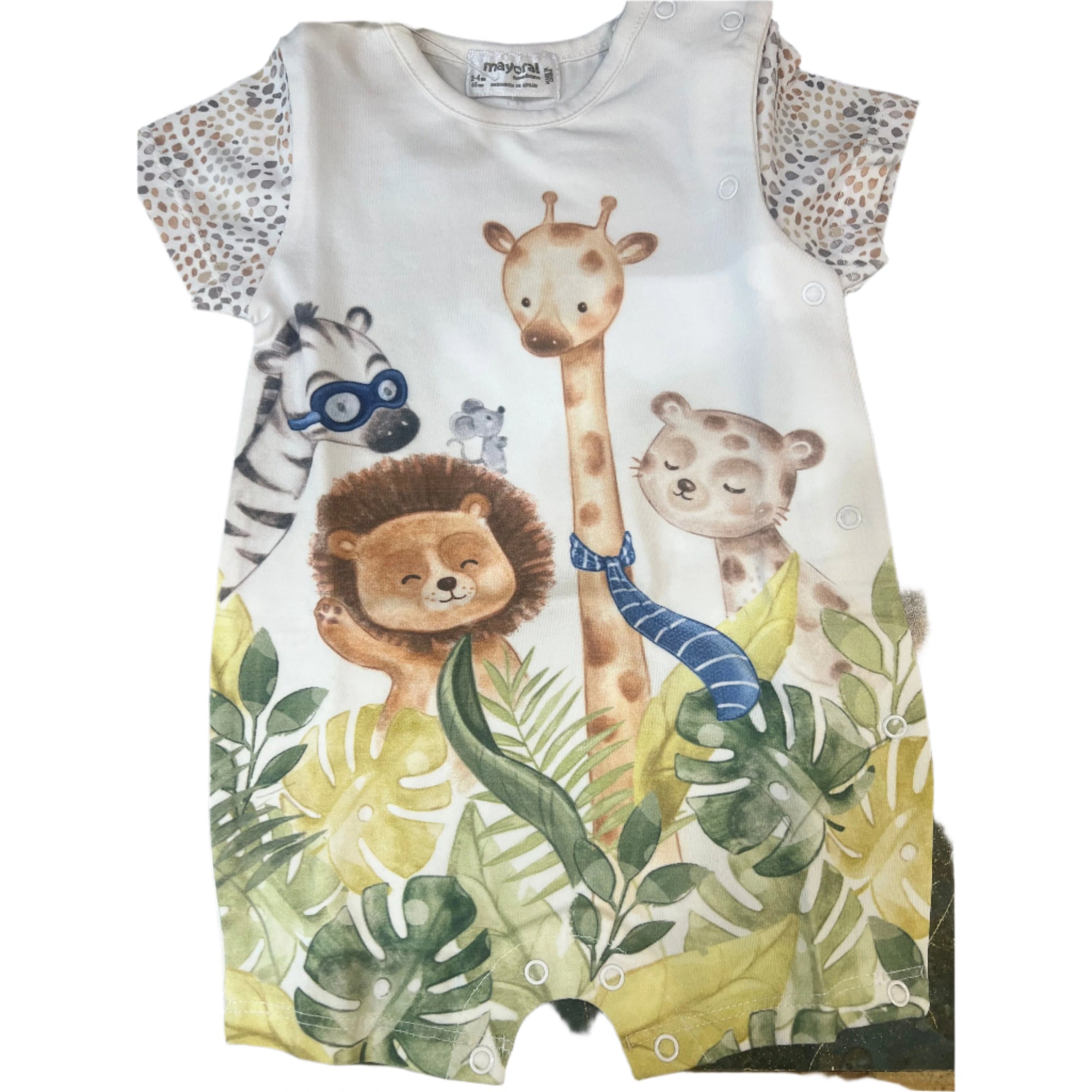 Jungle shortall - Zinnias Gift Boutique