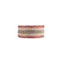 Beaded Handwoven Chudi Multistrand Bracelet (Rust) - Zinnias Gift Boutique