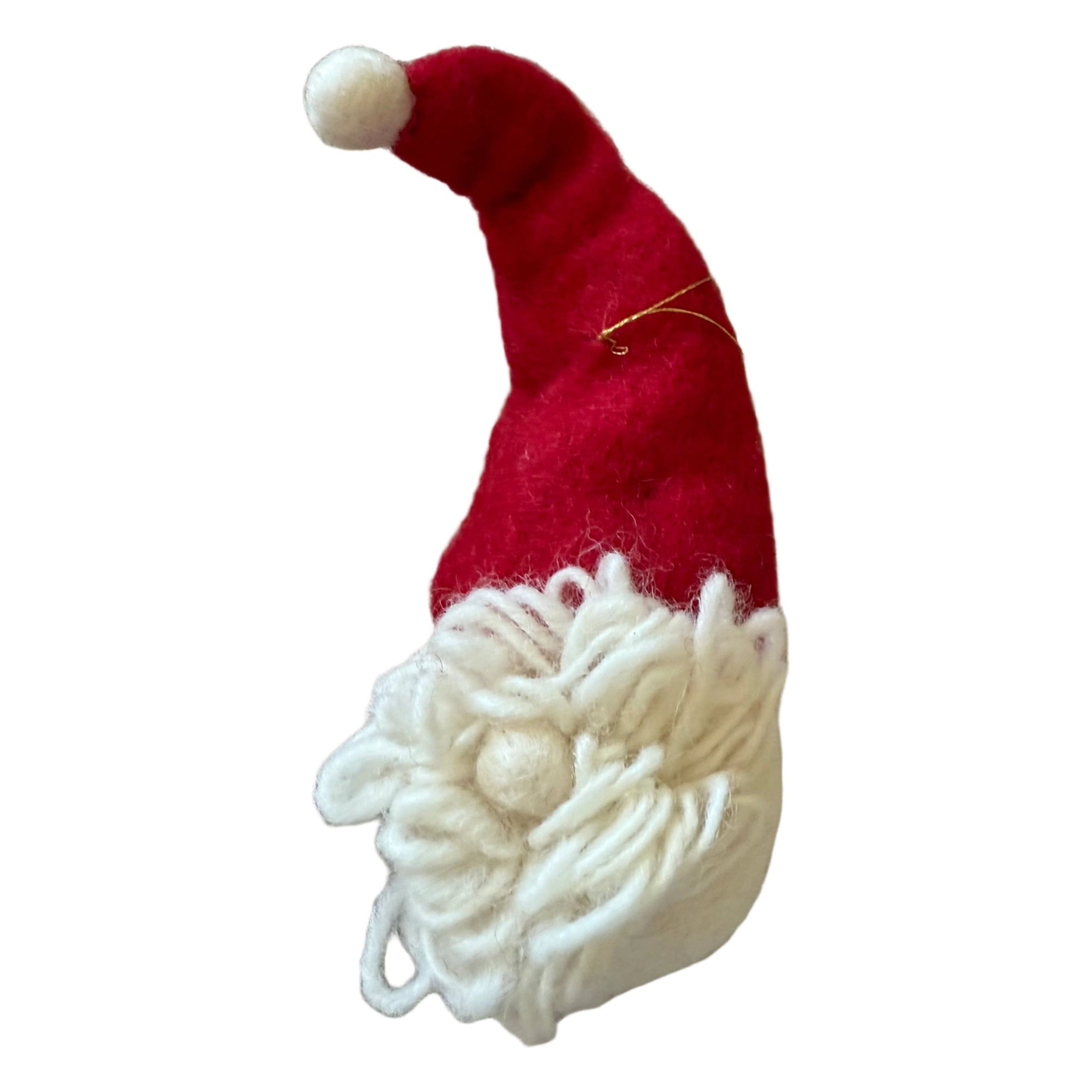 Wool Ornament Gnome Santa - Zinnias Gift Boutique