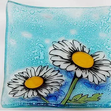 Fused glass trinket dish - Zinnias Gift Boutique