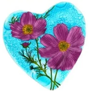 Fused glass trinket dish - Zinnias Gift Boutique