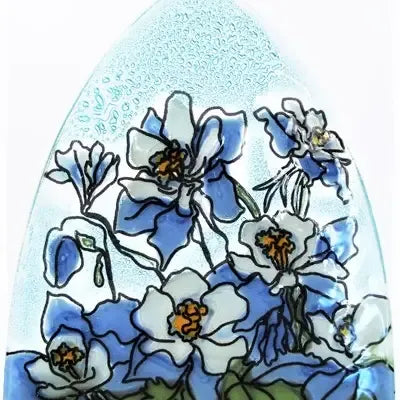 Fused glass nightlight - Zinnias Gift Boutique