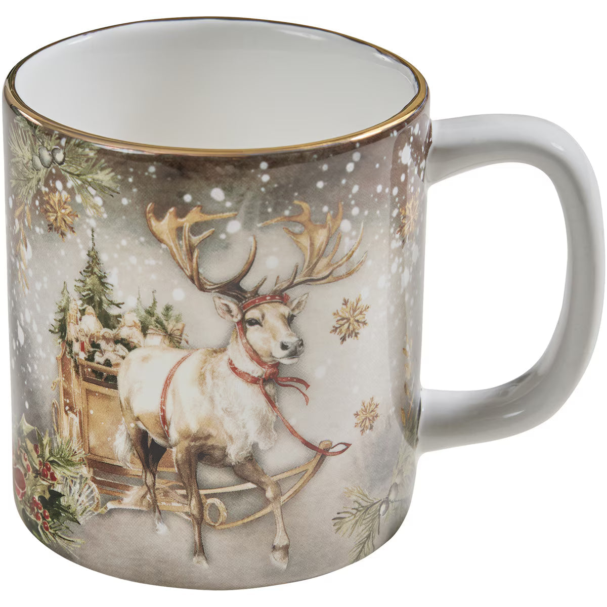 Snow Globe Reindeer tabletop - Zinnias Gift Boutique