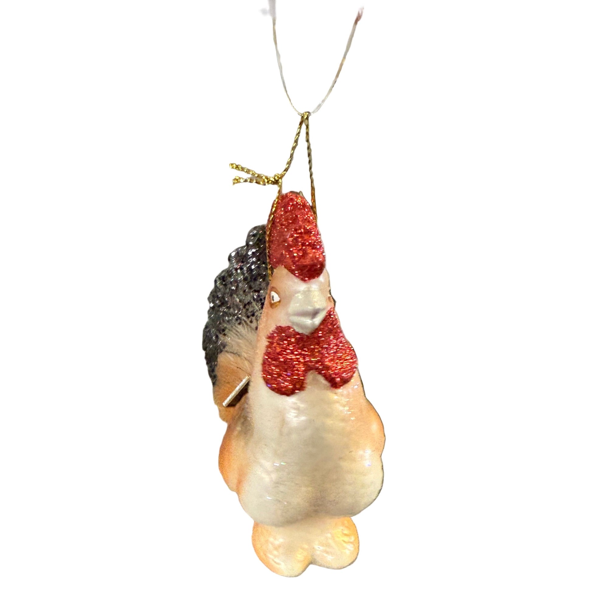 Mannequin with red shoes and white top in a room with shelves and carpeted floor.