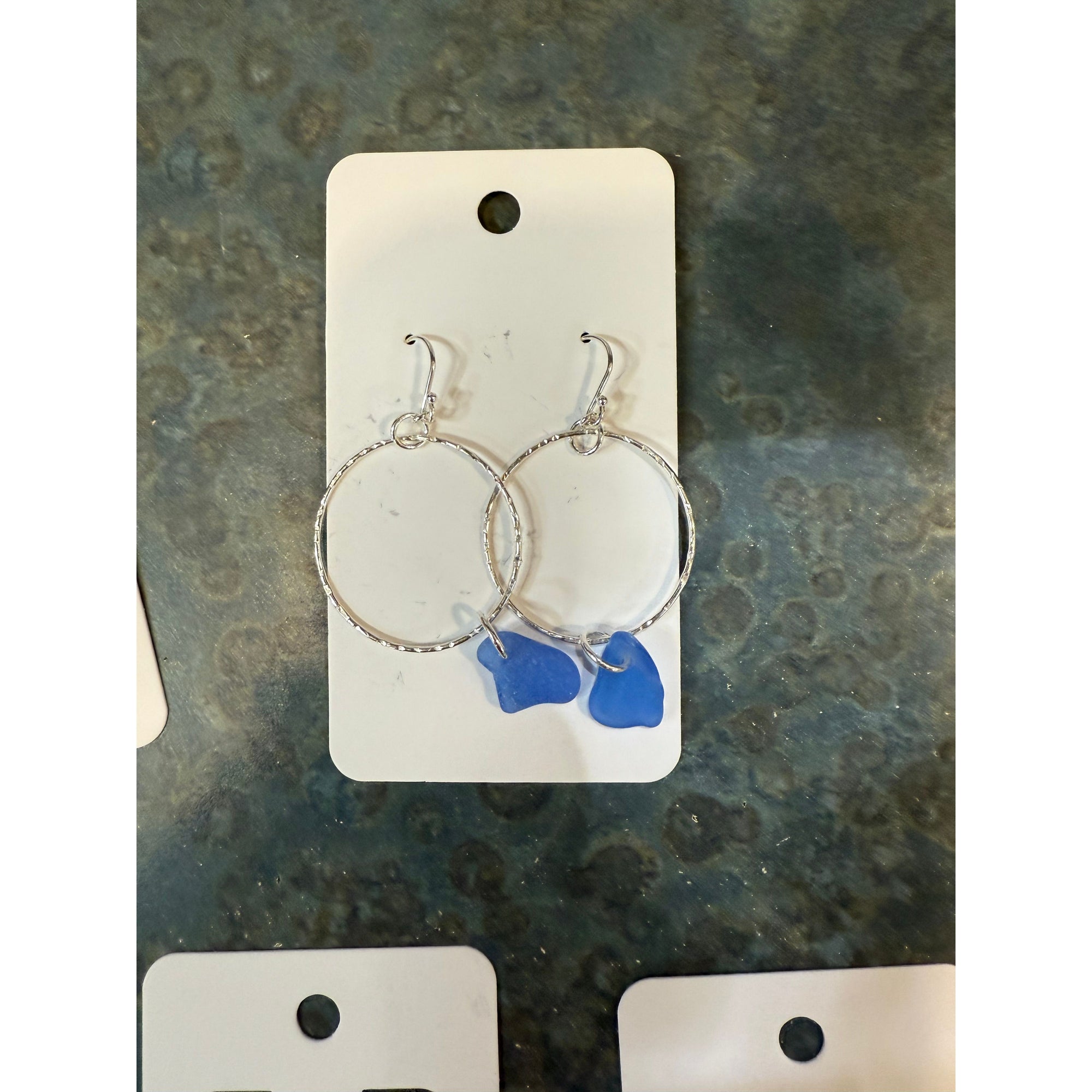 Sea Glass earring Local Artisan - Zinnias Gift Boutique