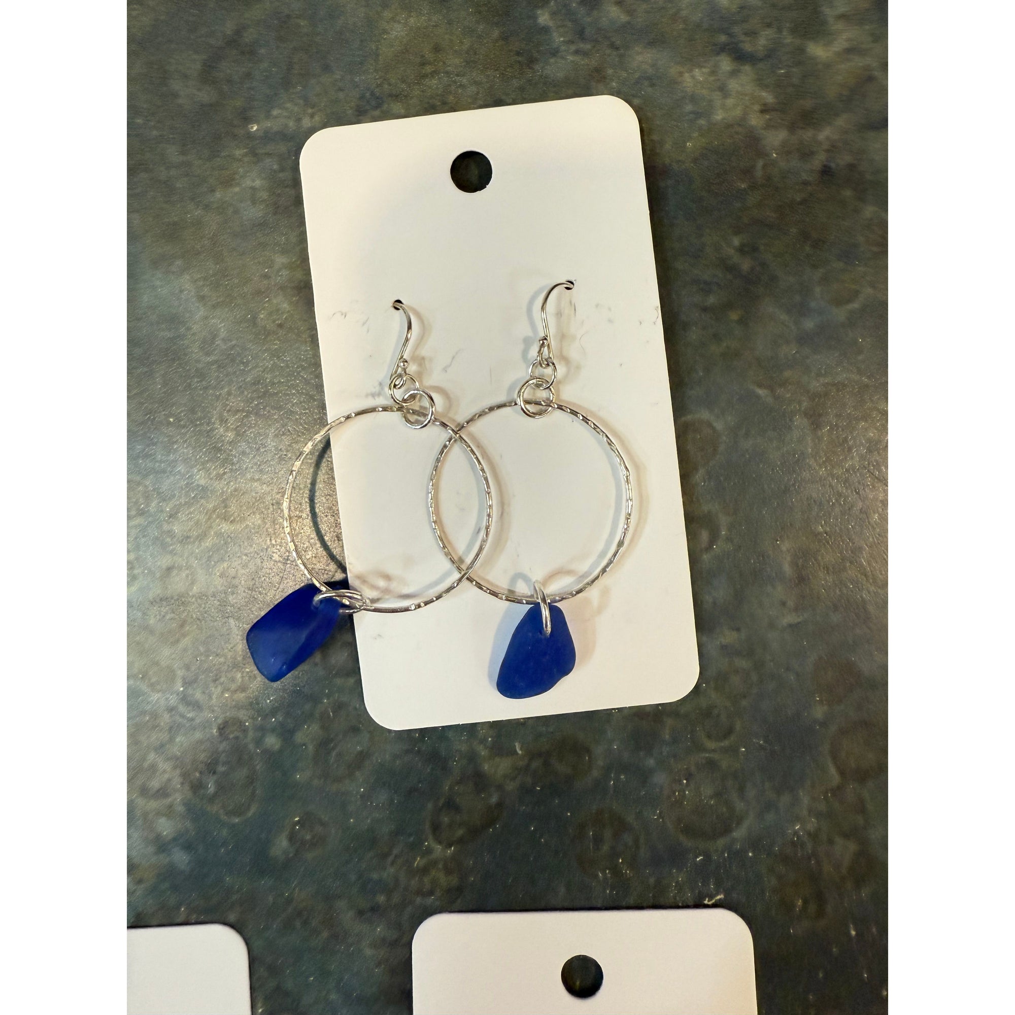 Sea Glass earring Local Artisan - Zinnias Gift Boutique