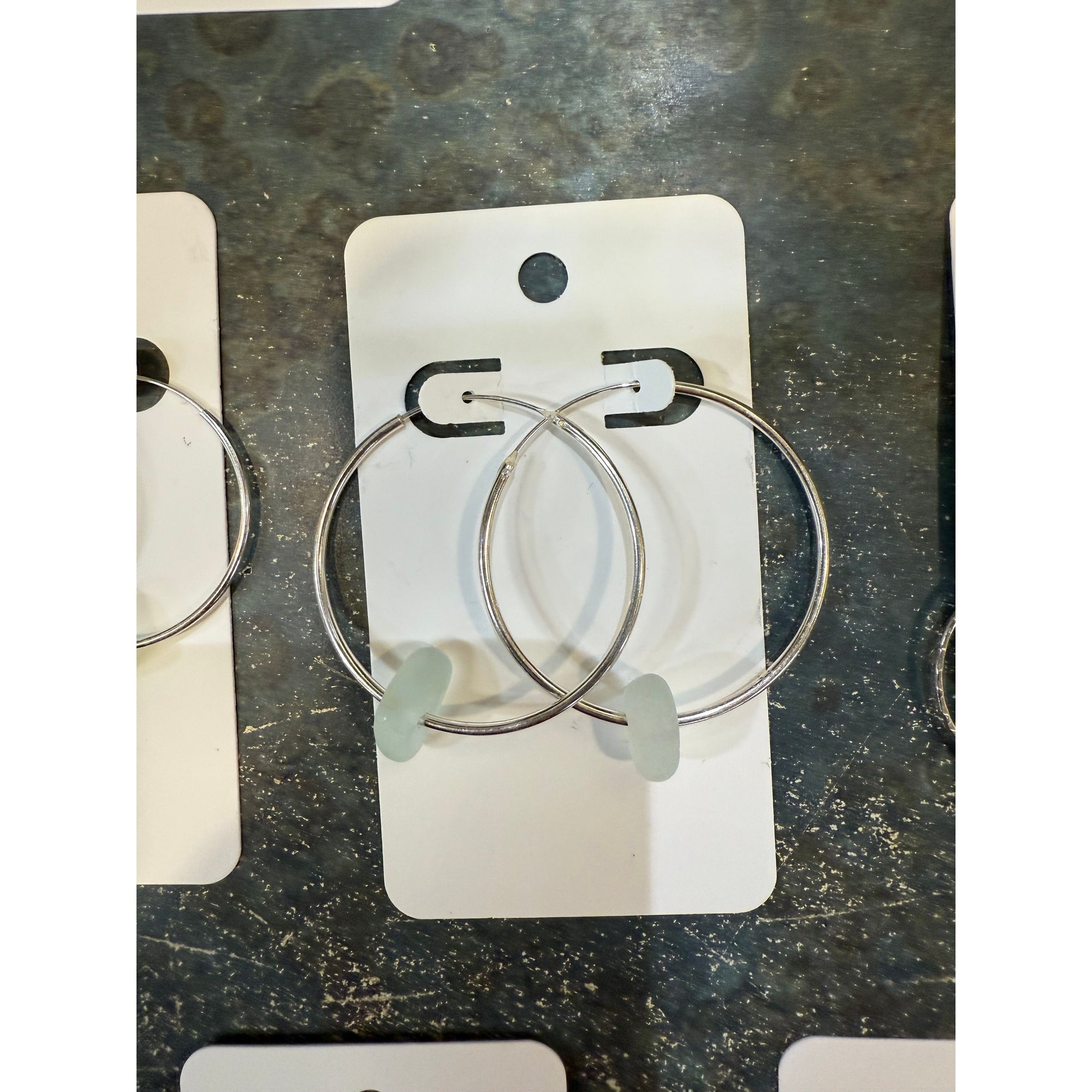 Sea Glass earring Local Artisan - Zinnias Gift Boutique