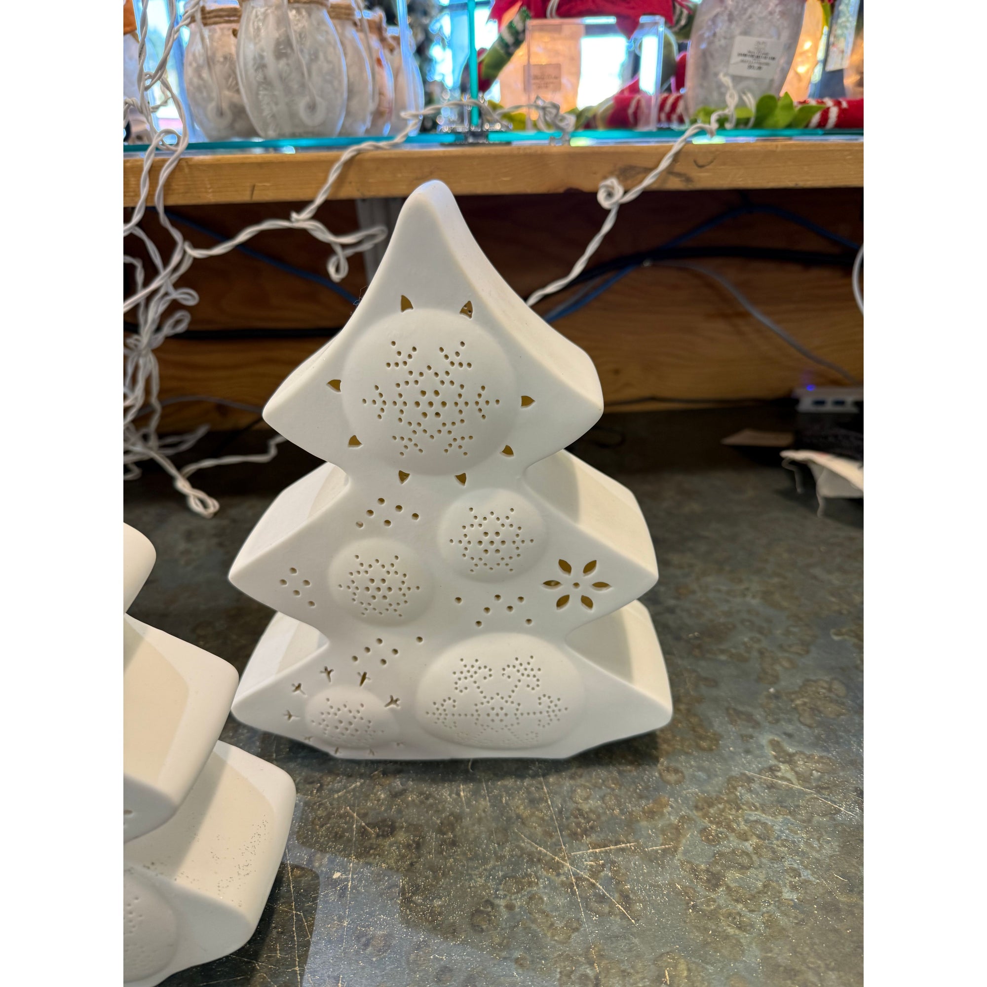 LED Porcelain Tree Scene