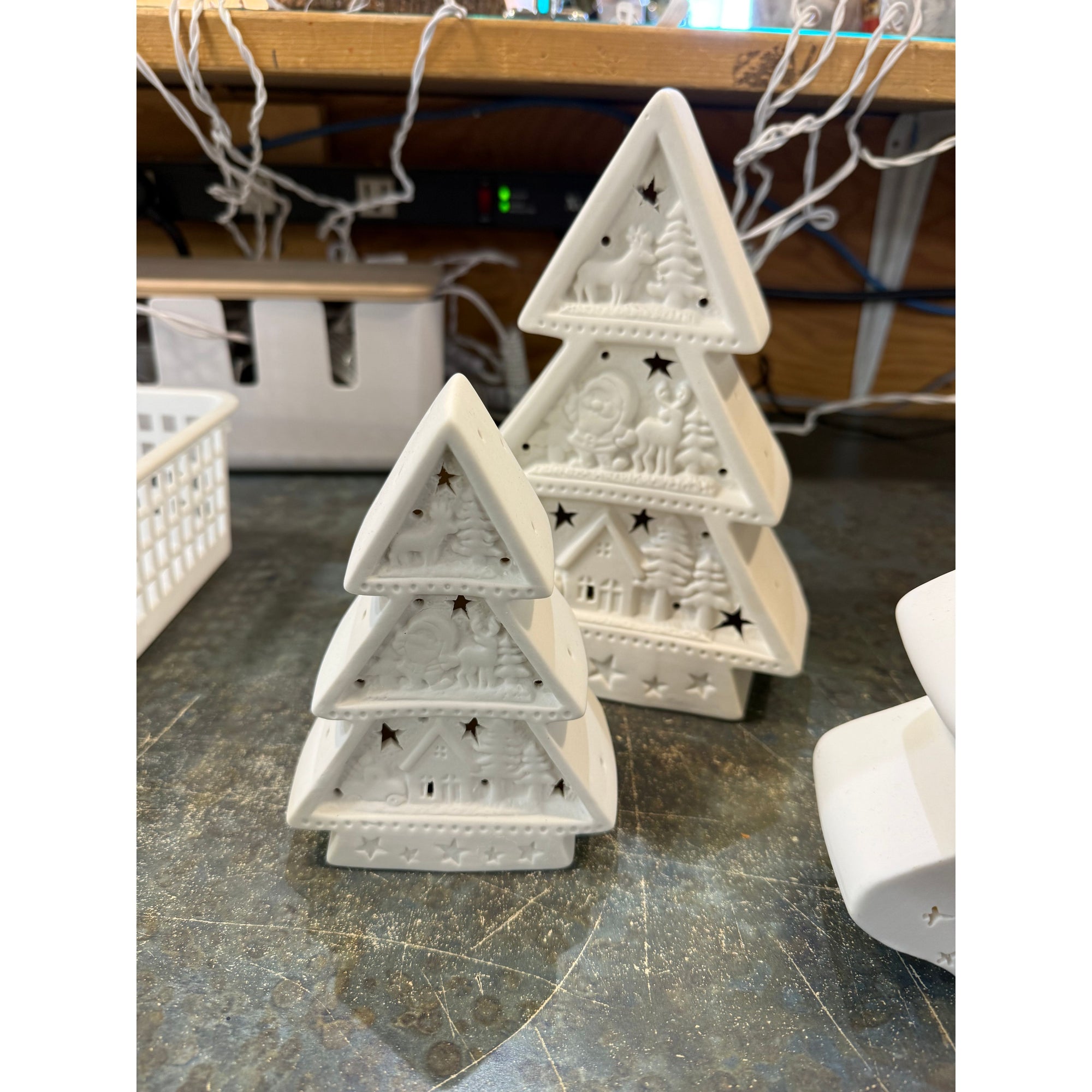 LED Porcelain Tree Scene