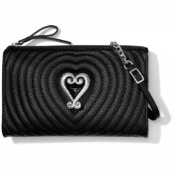 Puffy Love Quilted Bag black - Zinnias Gift Boutique
