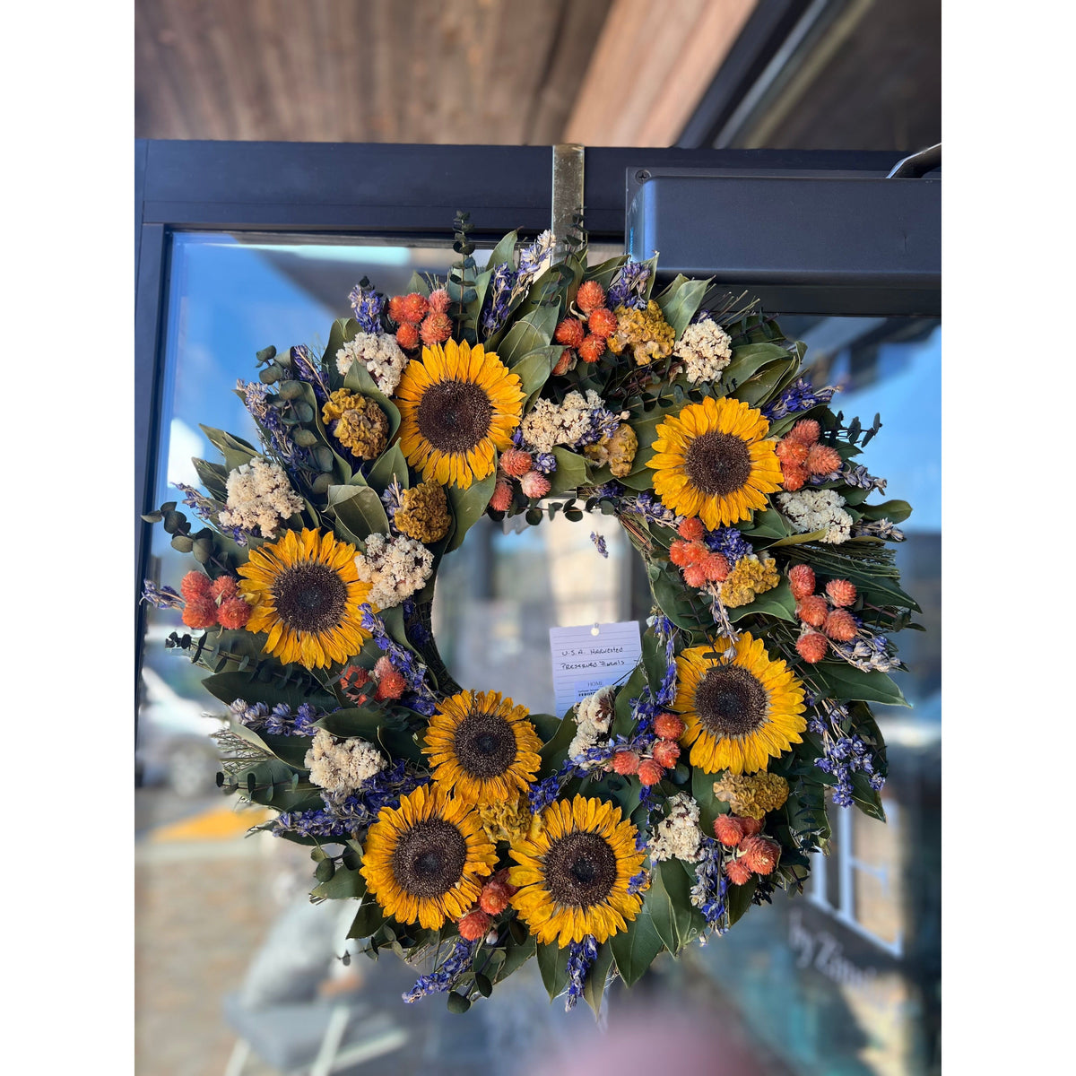 Sunflower Sensations Wreath 22”