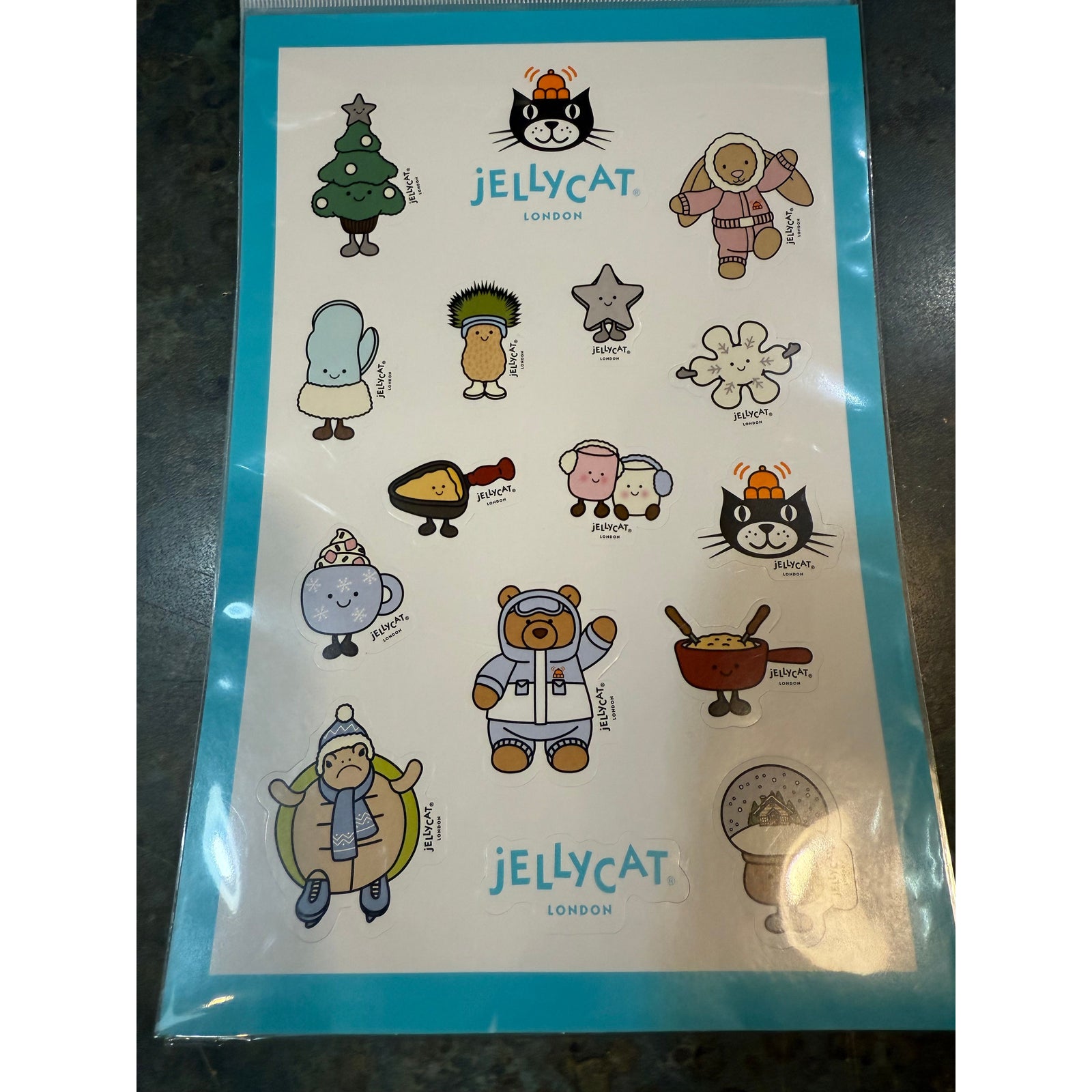 Holiday sticker sheet - Zinnias Gift Boutique