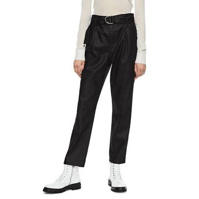 Belted Pleat Pant High Rise