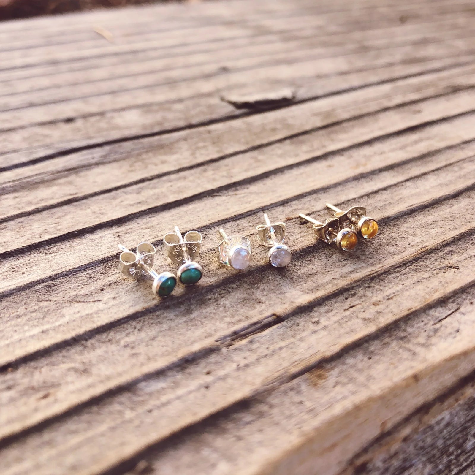 Jade Post Earrings - Zinnias Gift Boutique