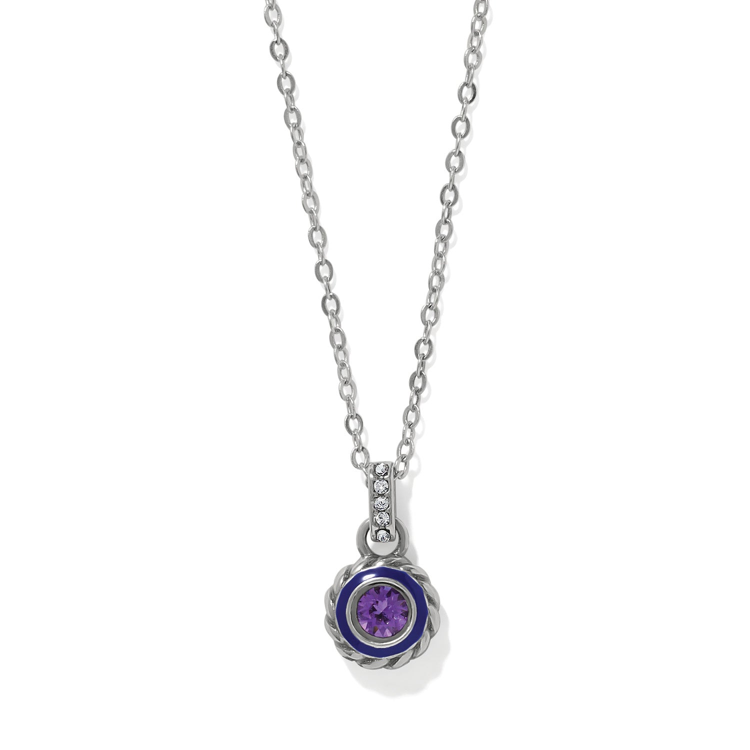 Halo Gemma Petite Round Necklace