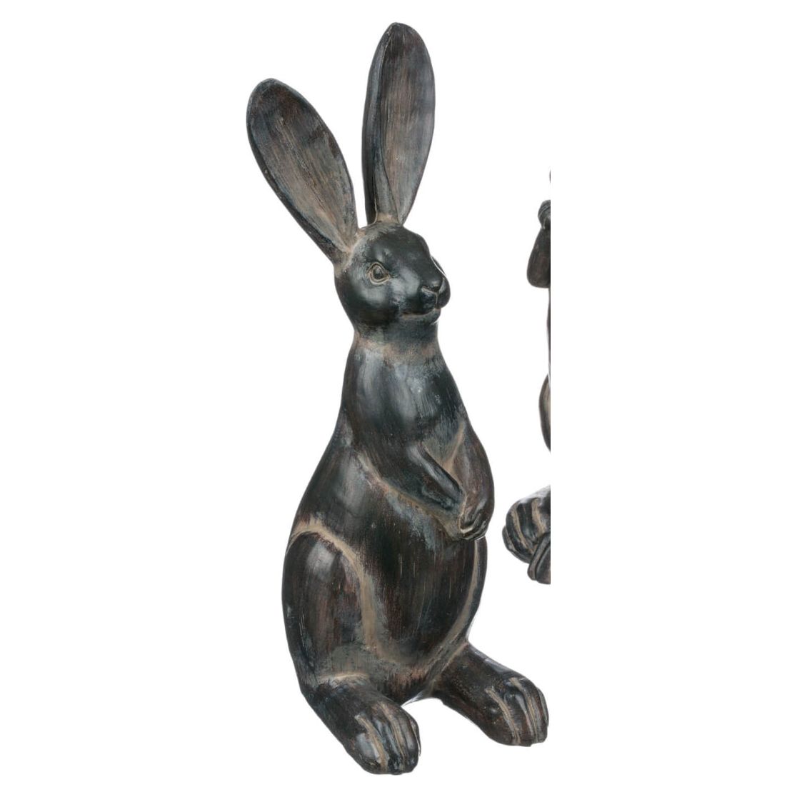 BLACK RABBIT FIGURINE - Zinnias Gift Boutique