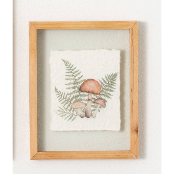 GLASS MUSHROOM WALL DECOR - Zinnias Gift Boutique