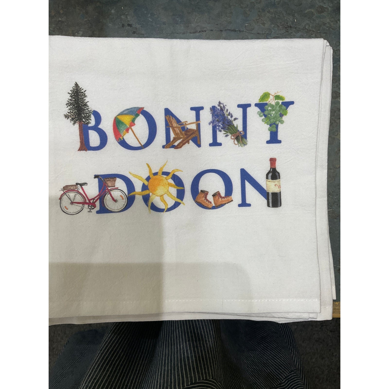 Bonny Doon Flour Sack Towel Zinnias Exclusive - Zinnias Gift Boutique