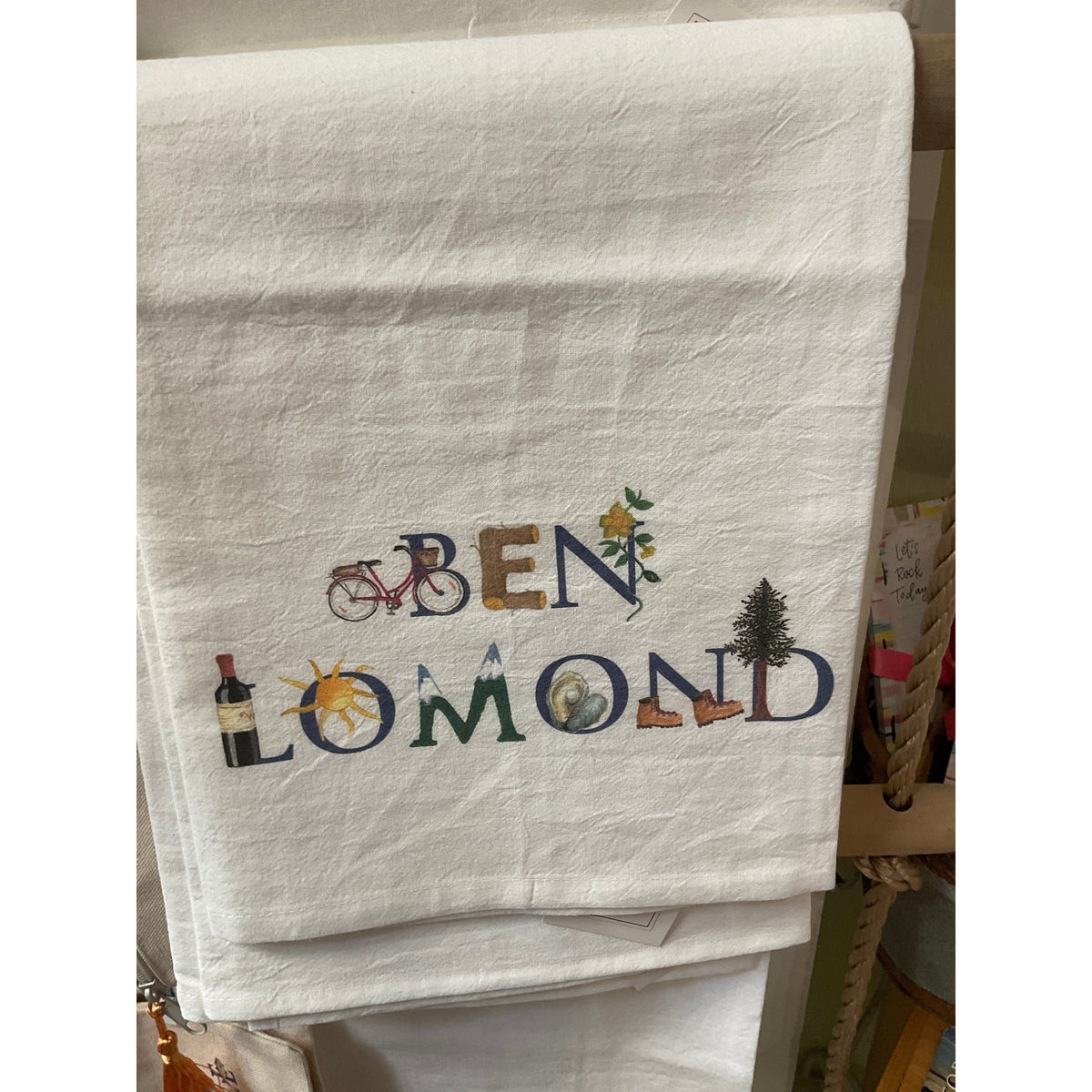 Ben Lomond Flour Sack Towel Zinnias Exclusive