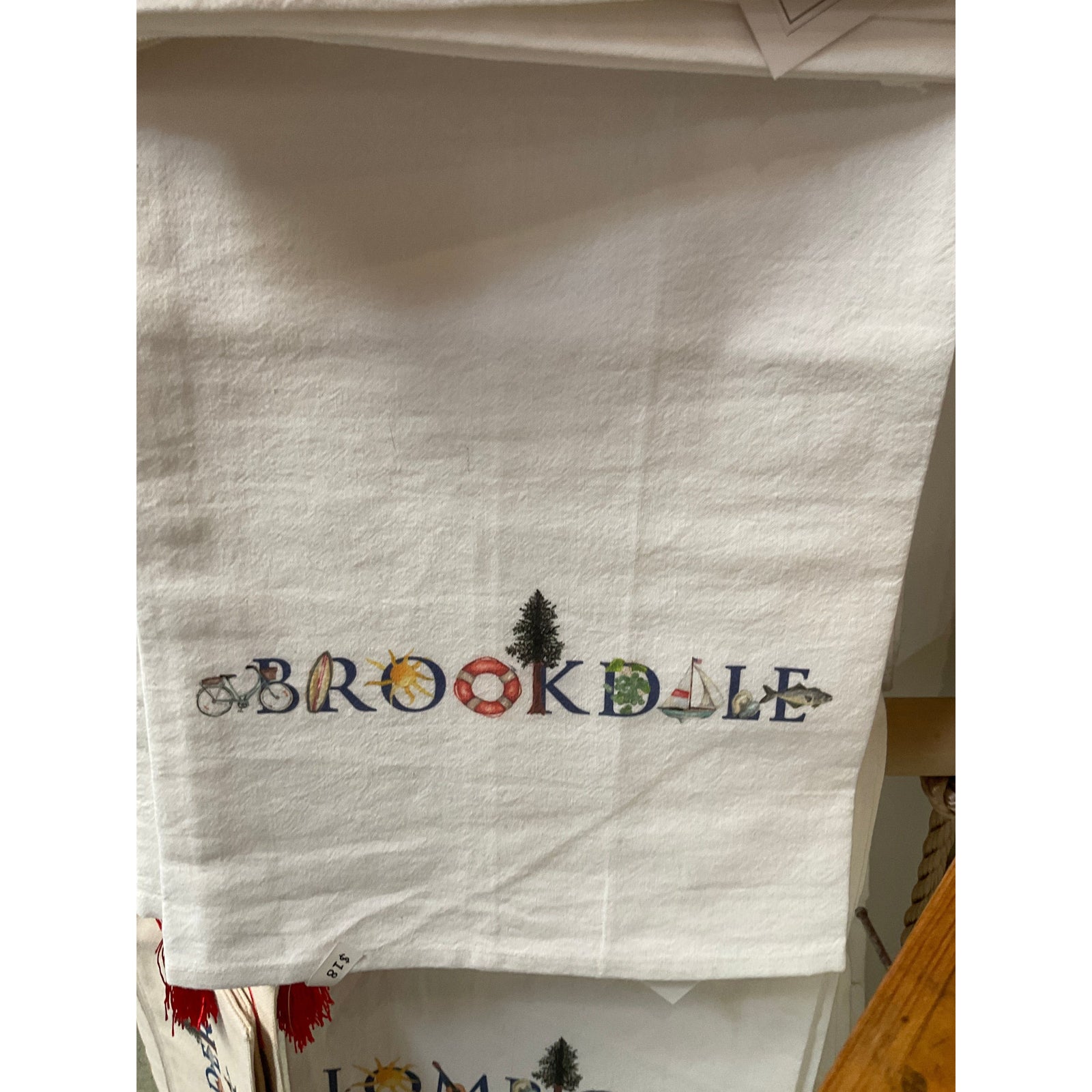 Brookdale Flour Sack Towel Zinnias Exclusive - Zinnias Gift Boutique