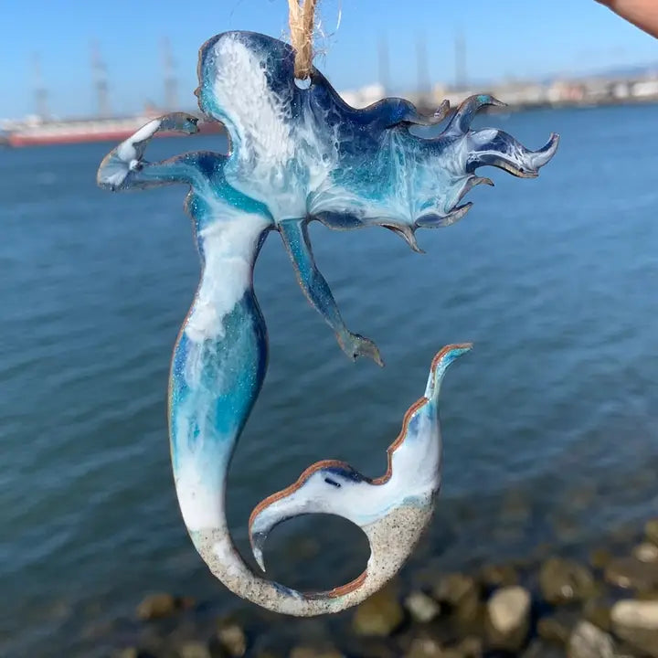 Mermaid Ocean Ornament - Zinnias Gift Boutique