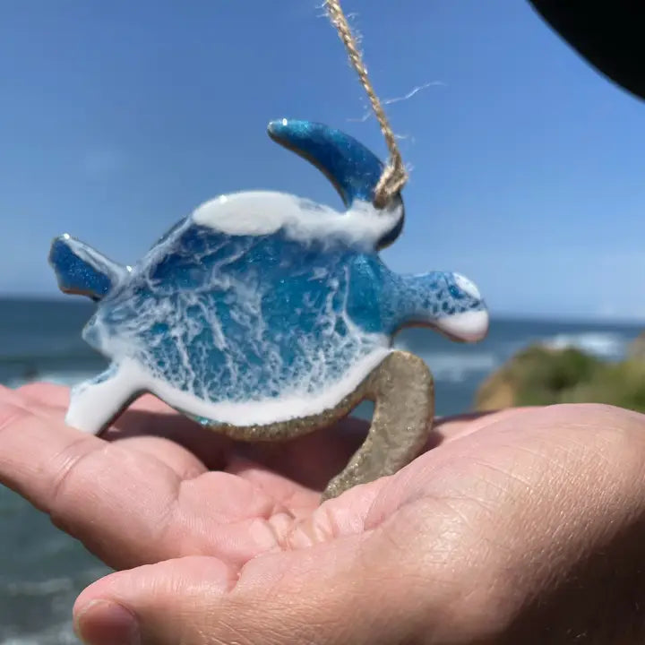 Sea Turtle Ornament - Zinnias Gift Boutique