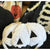 Sherpa Jack o lantern pillow