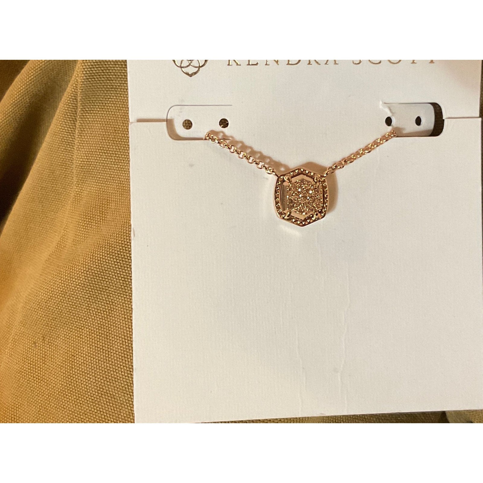 Davie rose gold Pendant Necklace druzie - Zinnias Gift Boutique