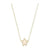 Kendra Scott – Jae Star Short Pendant Necklace Gold Tone – Iridescent Drusy