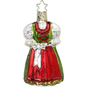 Dirndl German Glass - Zinnias Gift Boutique