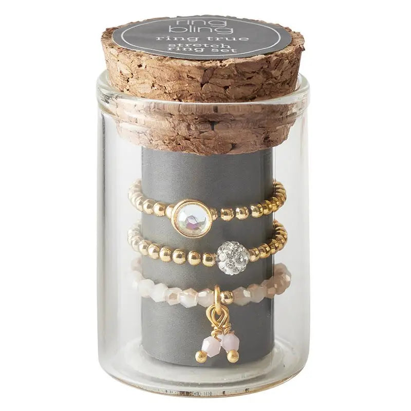 Ring Bling Stretch Ring Set - Zinnias Gift Boutique