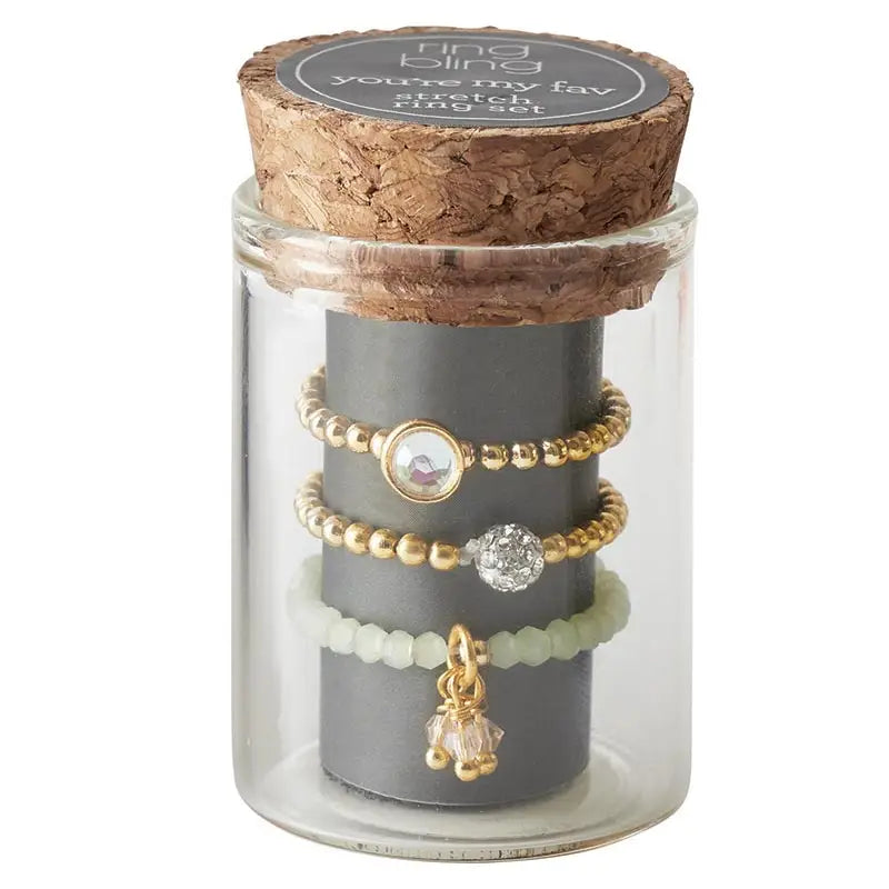 Ring Bling Stretch Ring Set - Zinnias Gift Boutique