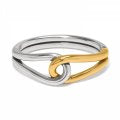 Interlok Curve Two Tone Hinge bangle - Zinnias Gift Boutique
