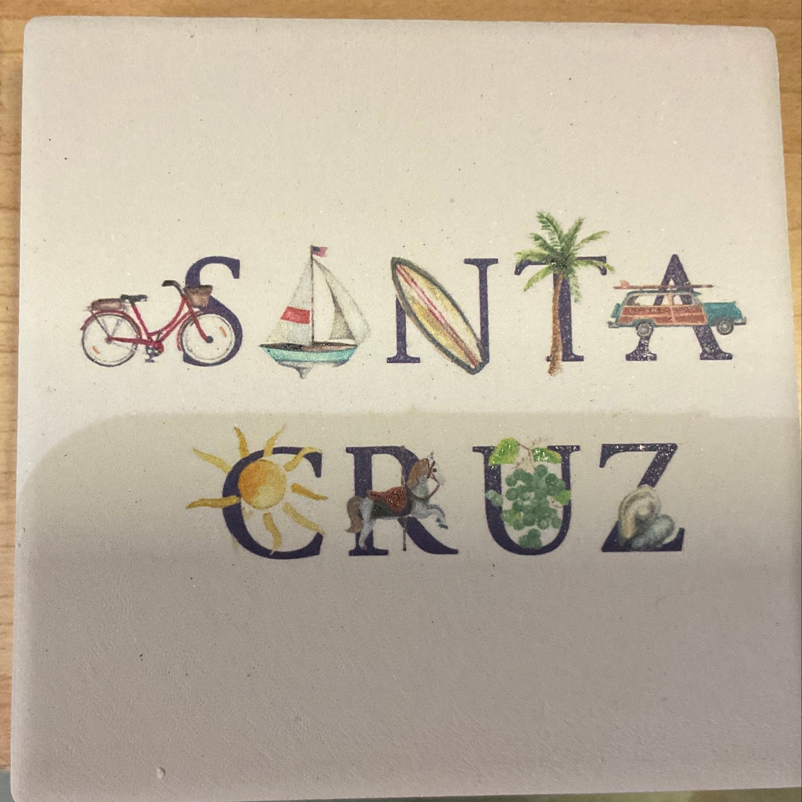 Santa Cruz Coaster Zinnias Exclusive - Zinnias Gift Boutique