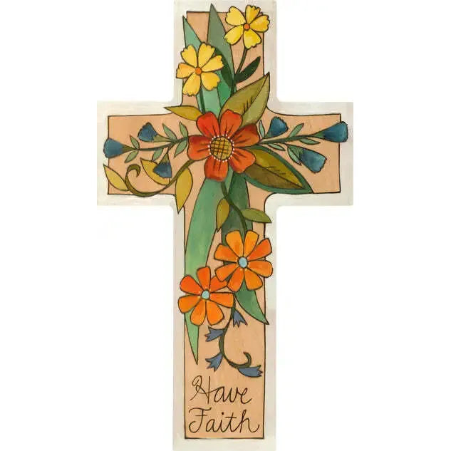 Grow Faith Cross Plaque - Zinnias Gift Boutique