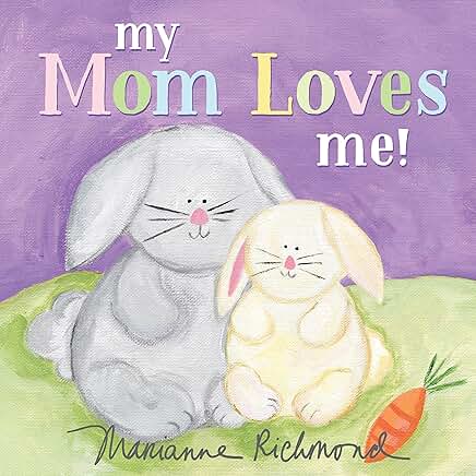 Book My mom Loves me board book - Zinnias Gift Boutique