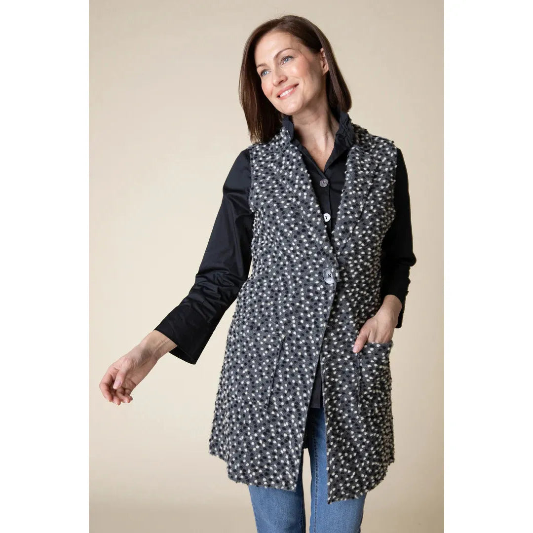 Lots of Dots Tunic Vest - Zinnias Gift Boutique
