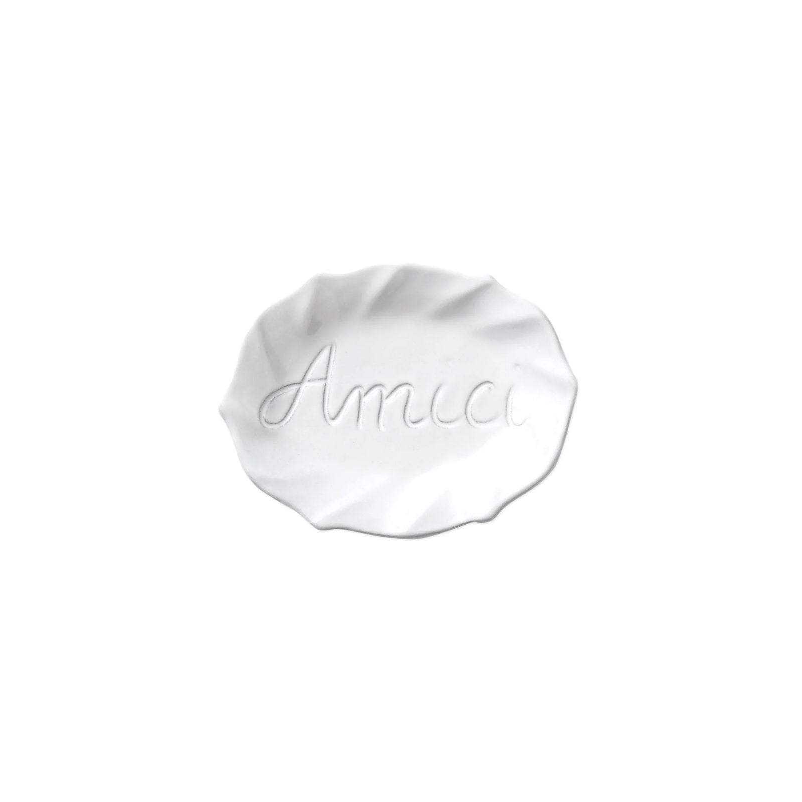 Incanto Ruffle Amici Plate - Zinnias Gift Boutique