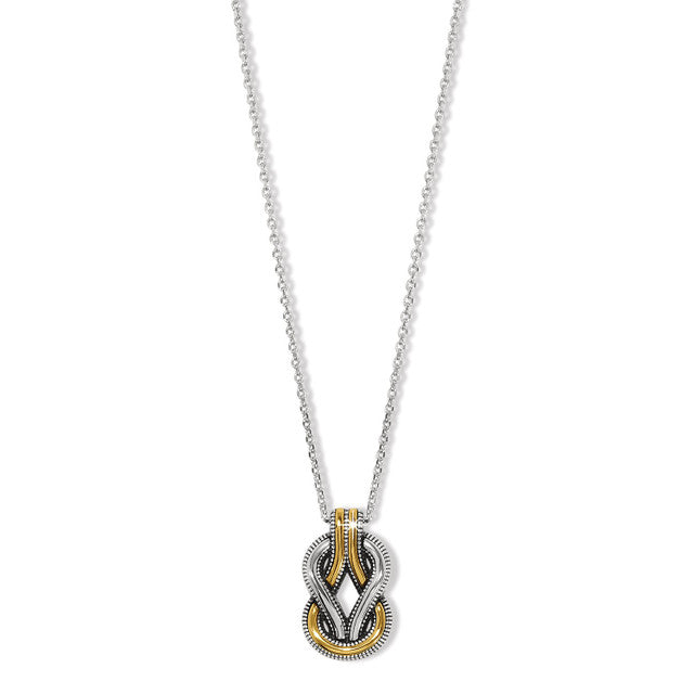 Interlok Harmony Two Tone Necklace - Zinnias Gift Boutique