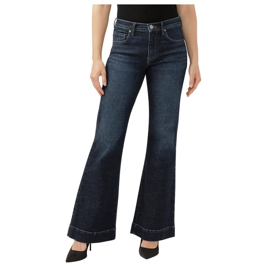 Kait Mid Rise Flare - Opera Blue - Zinnias Gift Boutique